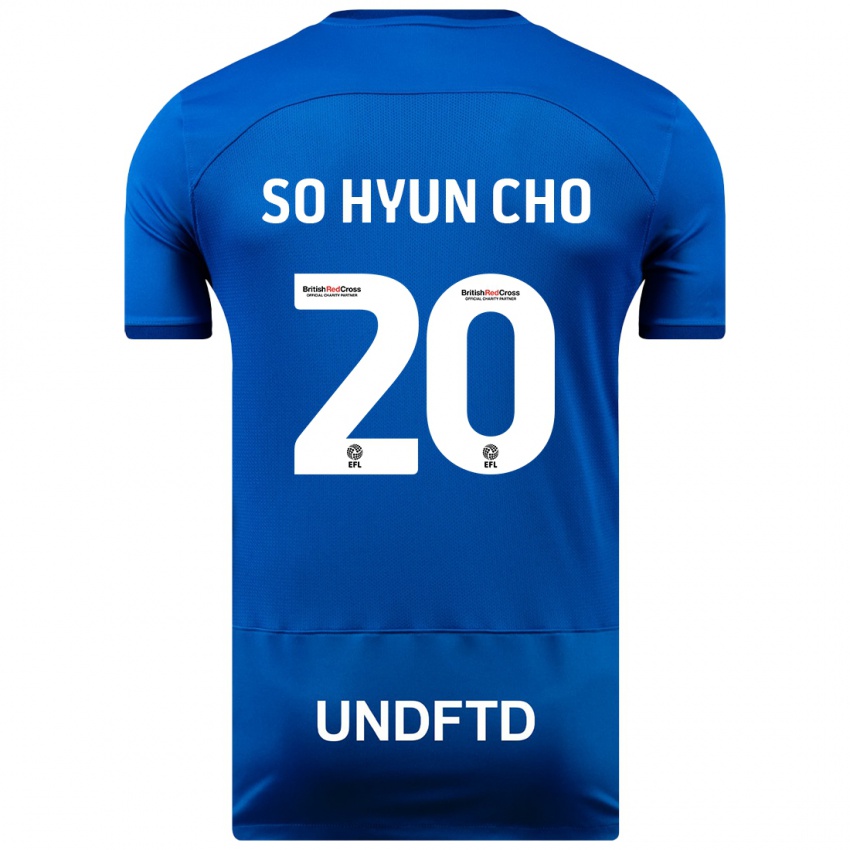 Barn Cho So-Hyun #20 Blå Hjemmetrøye Drakt Trøye 2023/24 Skjorter T-Skjorte