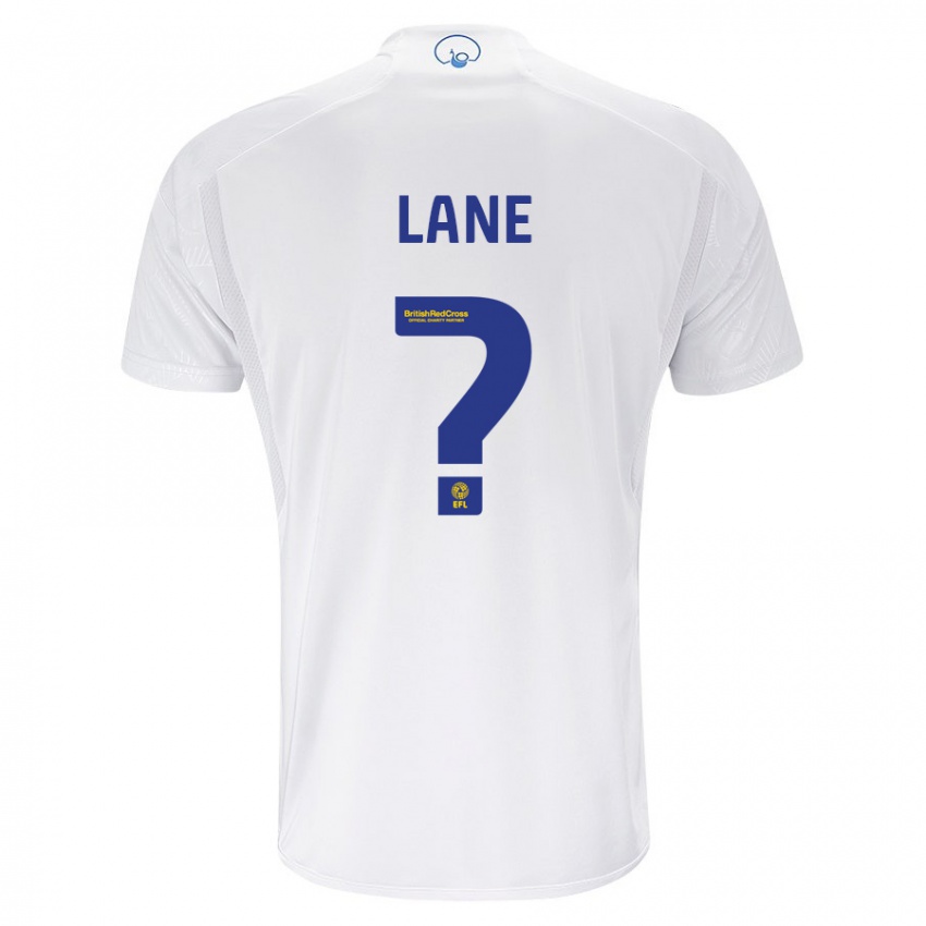 Barn Freddie Lane #0 Hvit Hjemmetrøye Drakt Trøye 2023/24 Skjorter T-Skjorte