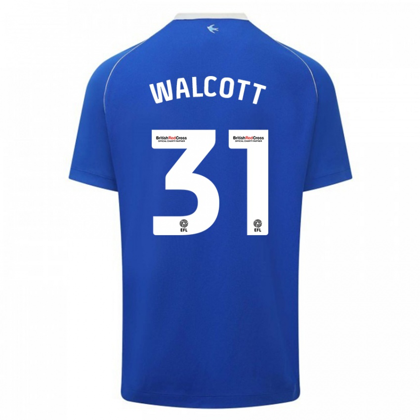 Barn Malachi Fagan Walcott #31 Blå Hjemmetrøye Drakt Trøye 2023/24 Skjorter T-Skjorte