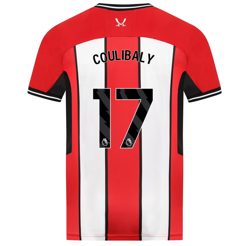 Barn Ismaila Coulibaly #17 Rød Hjemmetrøye Drakt Trøye 2023/24 Skjorter T-Skjorte
