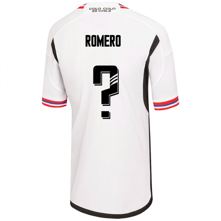 Barn Enzo Romero #0 Hvit Hjemmetrøye Drakt Trøye 2023/24 Skjorter T-Skjorte