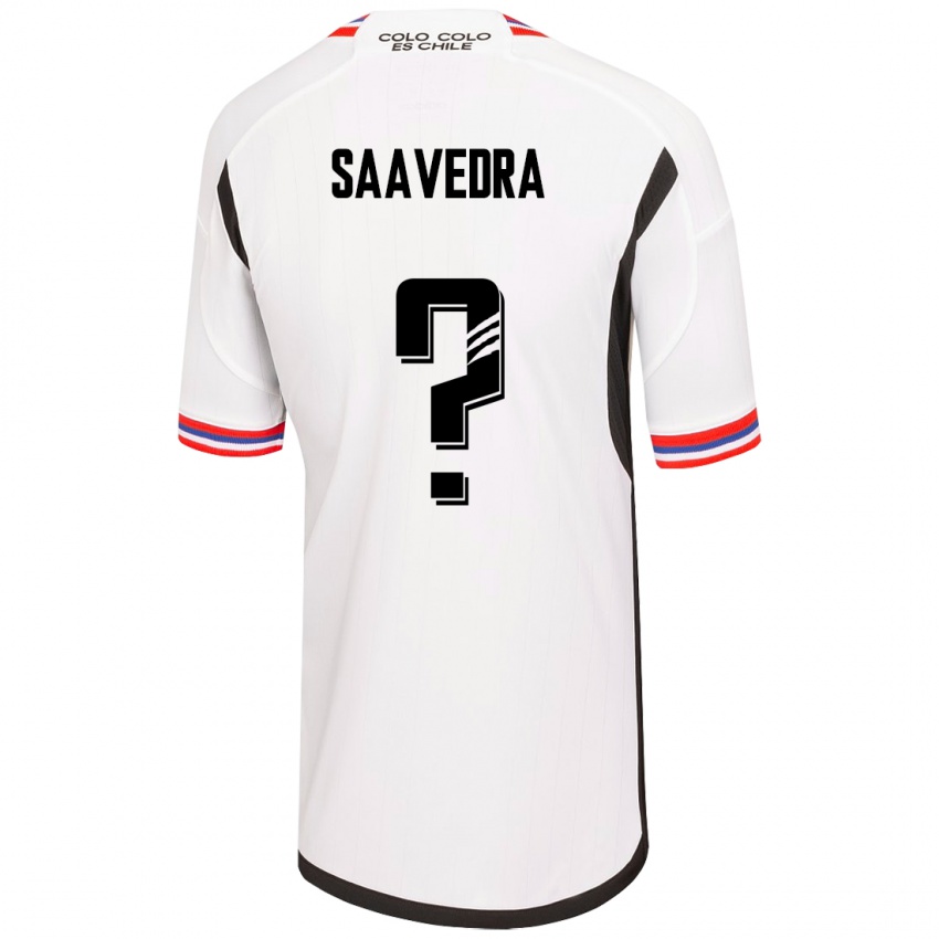 Barn Danilo Saavedra #0 Hvit Hjemmetrøye Drakt Trøye 2023/24 Skjorter T-Skjorte