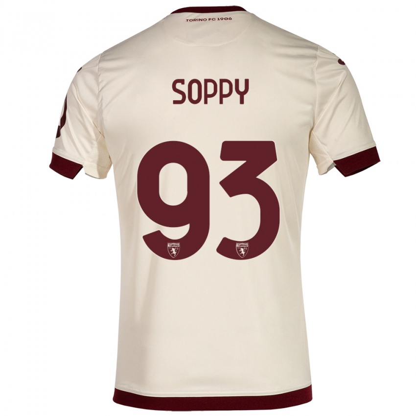 Barn Brandon Soppy #93 Champagne Bortetrøye Drakt Trøye 2023/24 Skjorter T-Skjorte