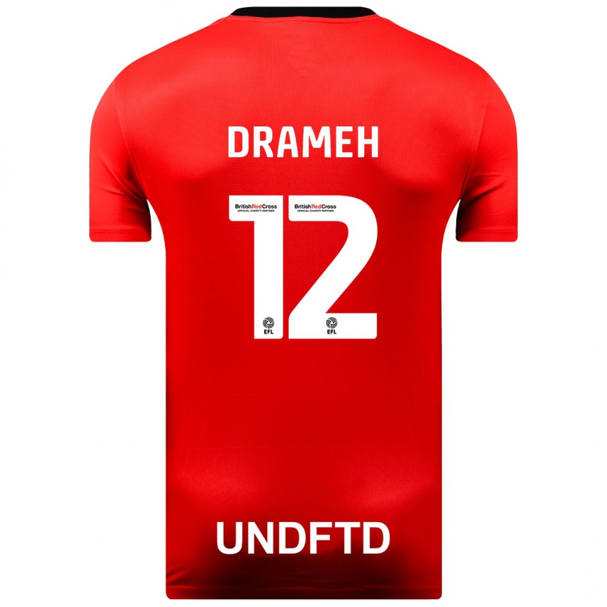 Barn Cody Drameh #12 Rød Bortetrøye Drakt Trøye 2023/24 Skjorter T-Skjorte