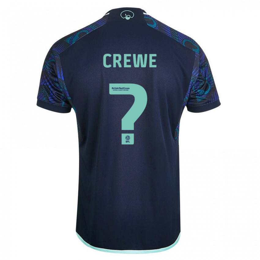 Barn Charlie Crewe #0 Blå Bortetrøye Drakt Trøye 2023/24 Skjorter T-Skjorte