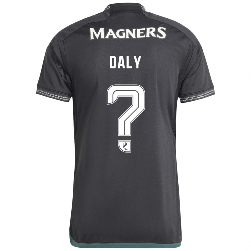 Barn Conor Daly #0 Svart Bortetrøye Drakt Trøye 2023/24 Skjorter T-Skjorte