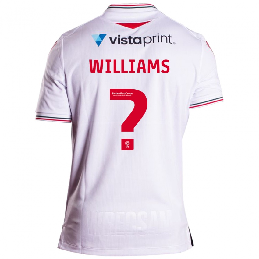 Barn Sam Williams #0 Hvit Bortetrøye Drakt Trøye 2023/24 Skjorter T-Skjorte