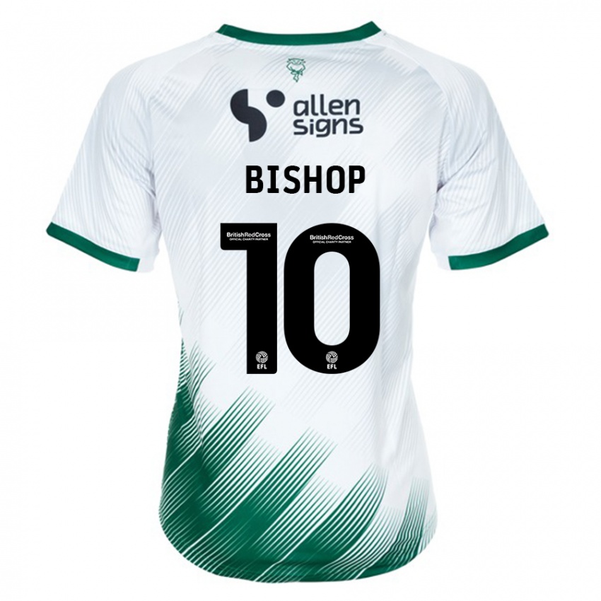 Barn Teddy Bishop #10 Hvit Bortetrøye Drakt Trøye 2023/24 Skjorter T-Skjorte