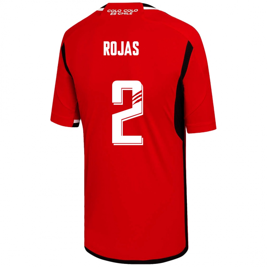 Barn Jeyson Rojas #2 Rød Bortetrøye Drakt Trøye 2023/24 Skjorter T-Skjorte