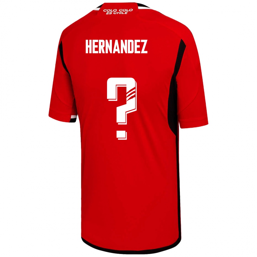 Barn Leandro Hernández #0 Rød Bortetrøye Drakt Trøye 2023/24 Skjorter T-Skjorte