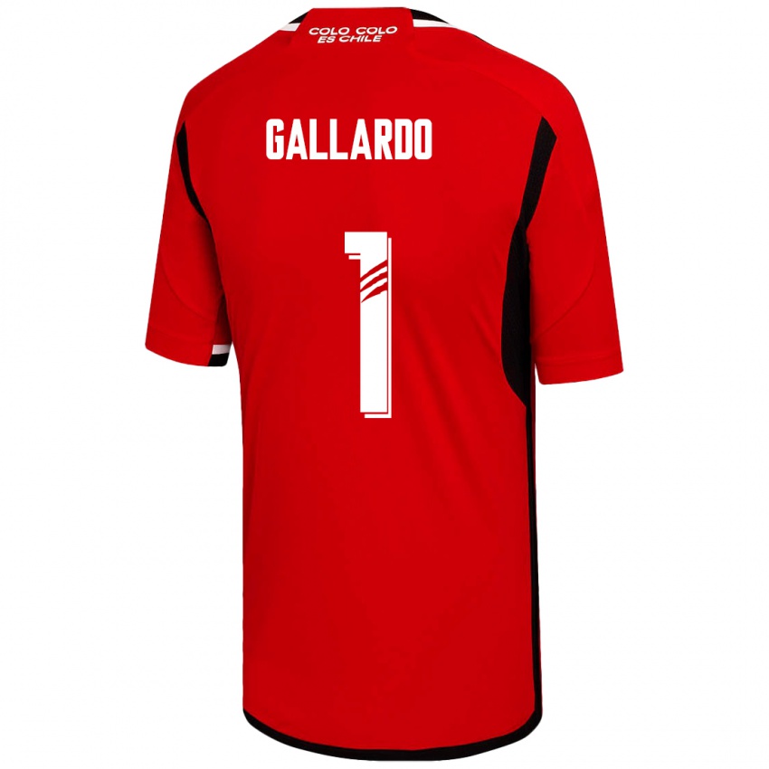 Barn Alexia Gallardo #1 Rød Bortetrøye Drakt Trøye 2023/24 Skjorter T-Skjorte
