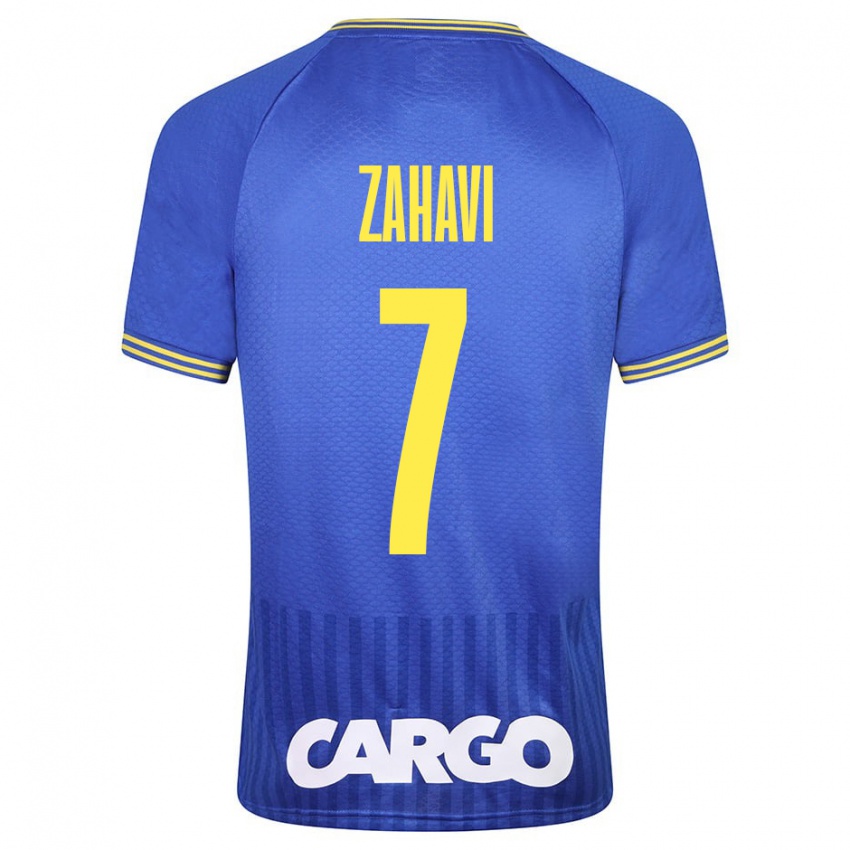 Barn Eran Zahavi #7 Blå Bortetrøye Drakt Trøye 2023/24 Skjorter T-Skjorte