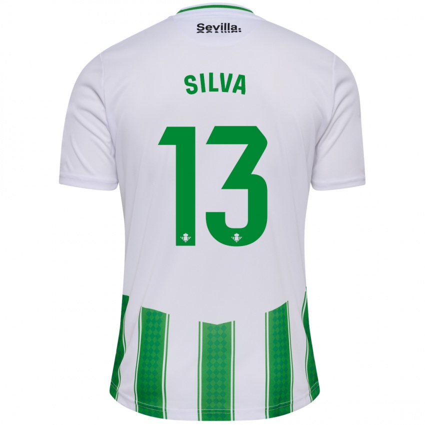 Mann Rui Silva #13 Hvit Hjemmetrøye Drakt Trøye 2023/24 Skjorter T-Skjorte