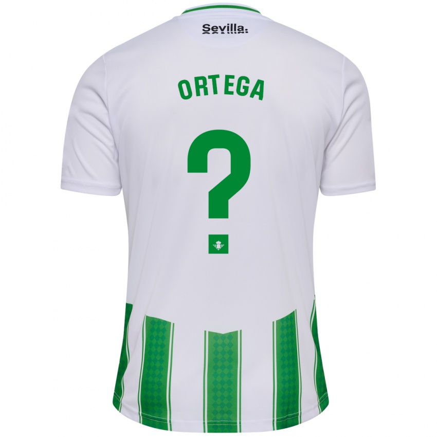 Mann Jose Ortega #0 Hvit Hjemmetrøye Drakt Trøye 2023/24 Skjorter T-Skjorte