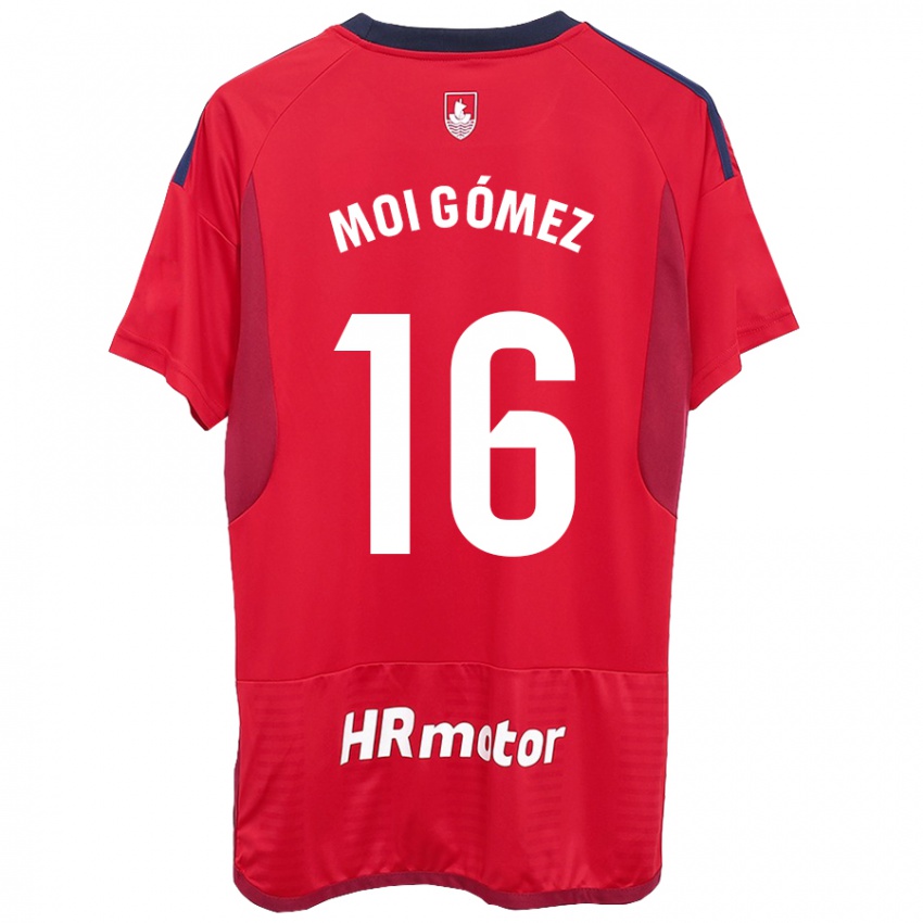 Mann Moi Gomez #16 Rød Hjemmetrøye Drakt Trøye 2023/24 Skjorter T-Skjorte