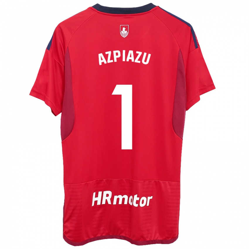 Mann Nahia Azpiazu Moreno #1 Rød Hjemmetrøye Drakt Trøye 2023/24 Skjorter T-Skjorte