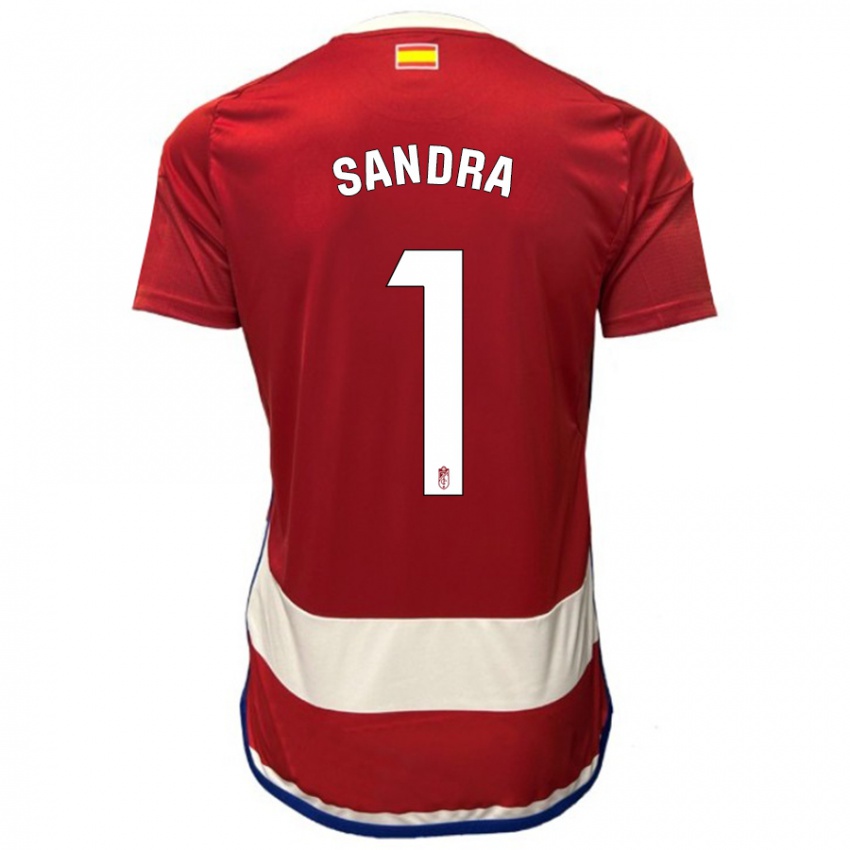 Mann Sandra #1 Rød Hjemmetrøye Drakt Trøye 2023/24 Skjorter T-Skjorte