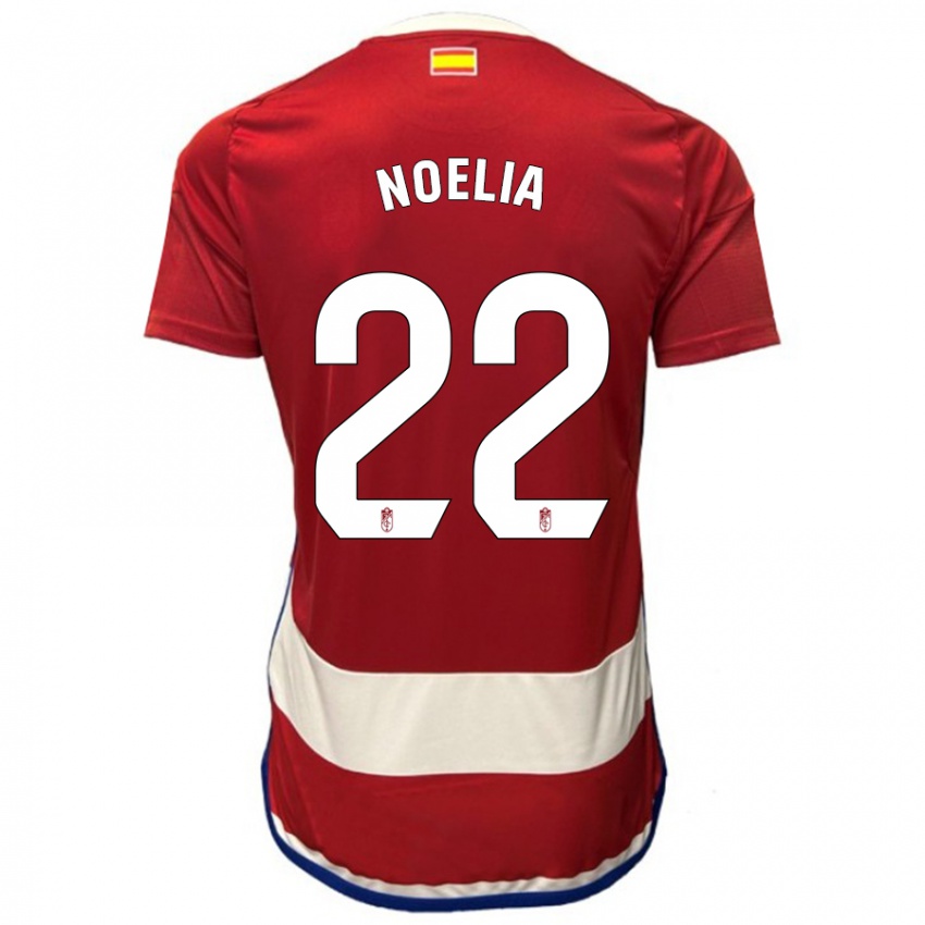Mann Noelia Salas Mullens #22 Rød Hjemmetrøye Drakt Trøye 2023/24 Skjorter T-Skjorte