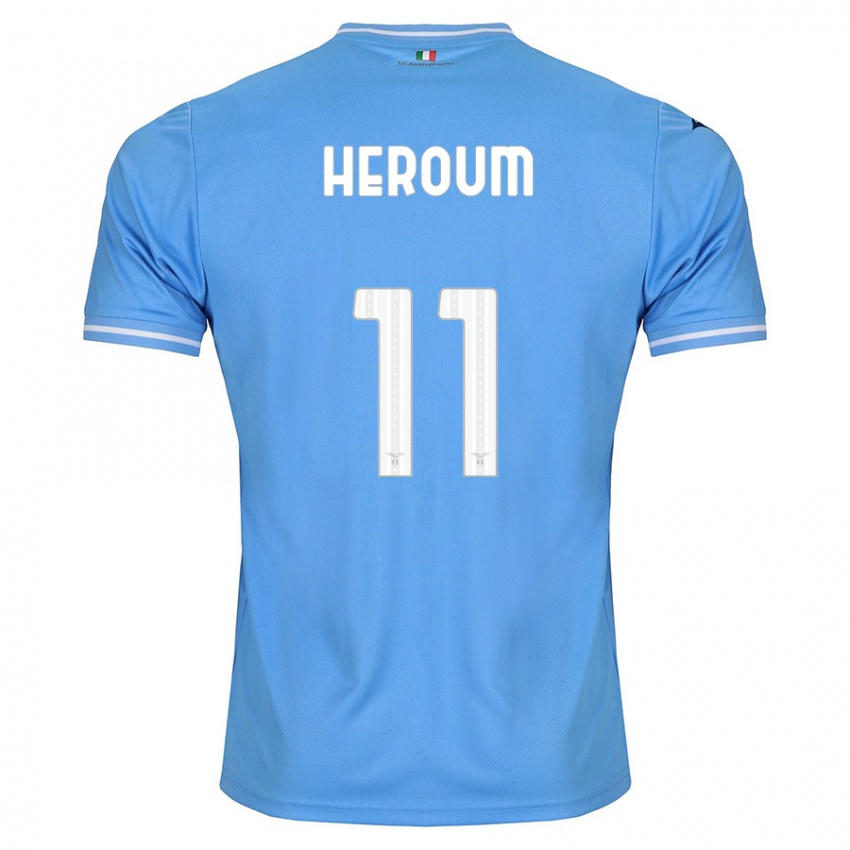 Mann Nora Heroum #11 Blå Hjemmetrøye Drakt Trøye 2023/24 Skjorter T-Skjorte