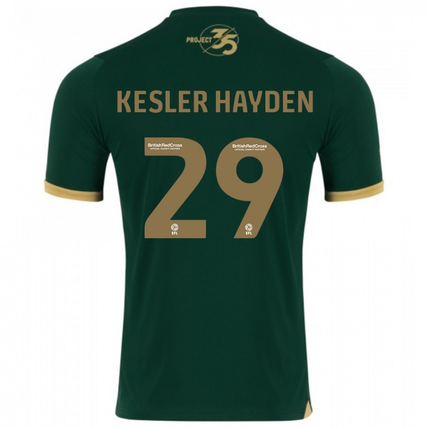 Mann Kaine Kesler Hayden #29 Grønn Hjemmetrøye Drakt Trøye 2023/24 Skjorter T-Skjorte