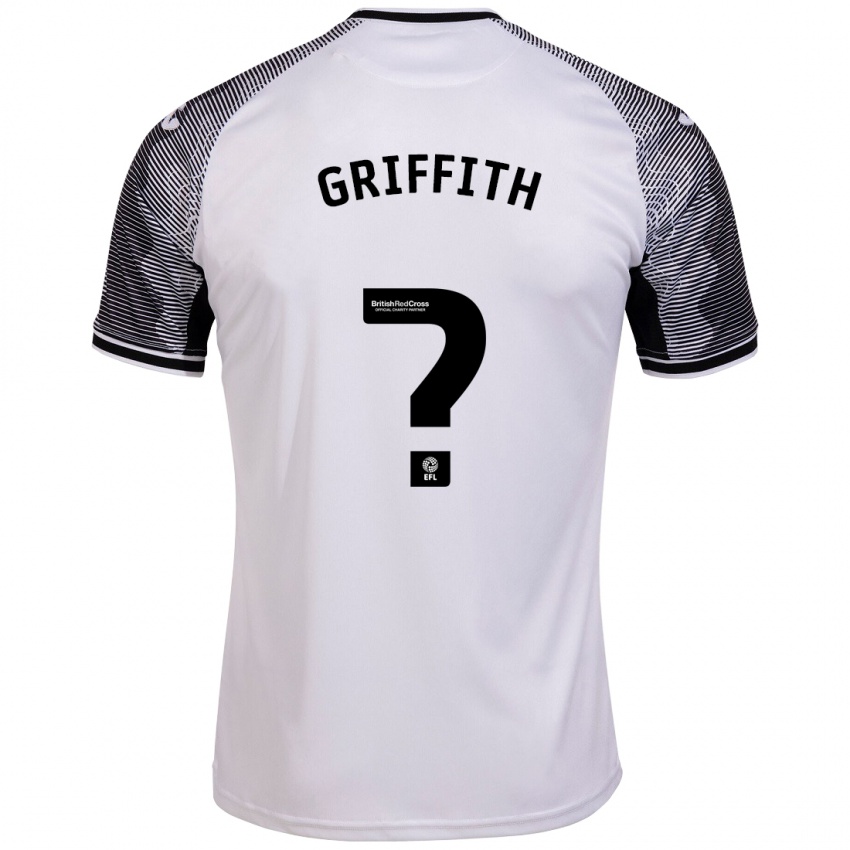 Mann Yori Griffith #0 Hvit Hjemmetrøye Drakt Trøye 2023/24 Skjorter T-Skjorte