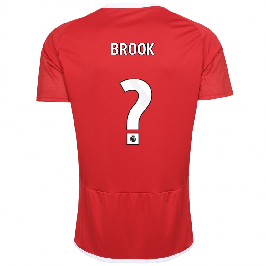 Mann Will Brook #0 Rød Hjemmetrøye Drakt Trøye 2023/24 Skjorter T-Skjorte