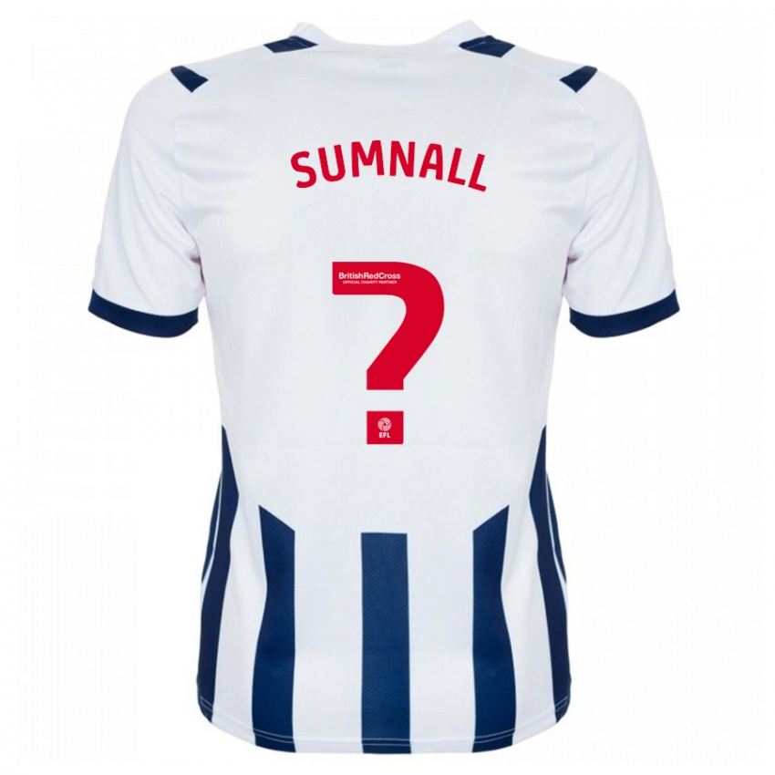 Mann Jenson Sumnall #0 Hvit Hjemmetrøye Drakt Trøye 2023/24 Skjorter T-Skjorte
