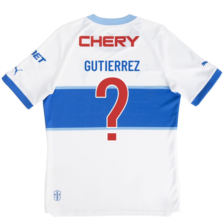 Mann Felipe Gutierrez #0 Hvit Hjemmetrøye Drakt Trøye 2023/24 Skjorter T-Skjorte