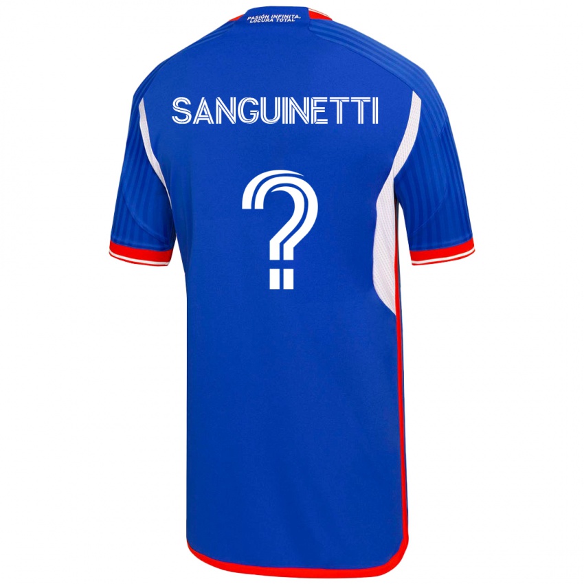 Mann Fernando Osorio Sanguinetti #0 Blå Hjemmetrøye Drakt Trøye 2023/24 Skjorter T-Skjorte