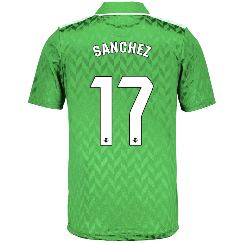 Mann Rodri Sanchez #17 Grønn Bortetrøye Drakt Trøye 2023/24 Skjorter T-Skjorte