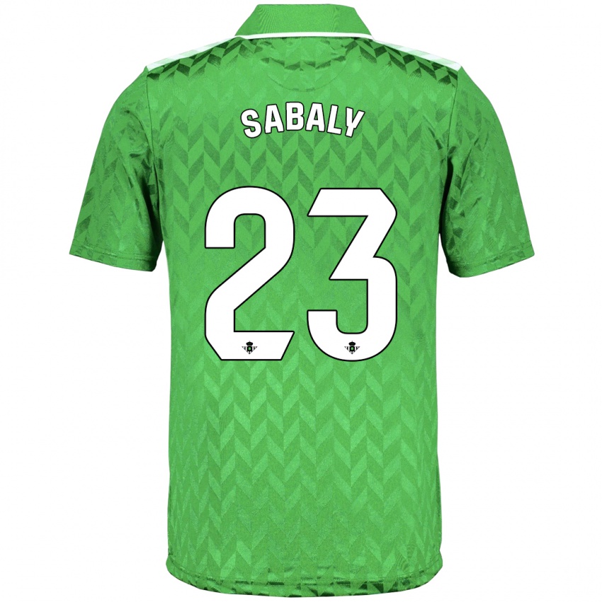 Mann Youssouf Sabaly #23 Grønn Bortetrøye Drakt Trøye 2023/24 Skjorter T-Skjorte