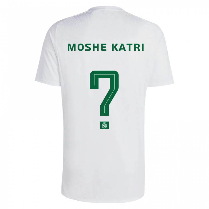 Mann Roy Moshe Katri #0 Grønnblå Bortetrøye Drakt Trøye 2023/24 Skjorter T-Skjorte