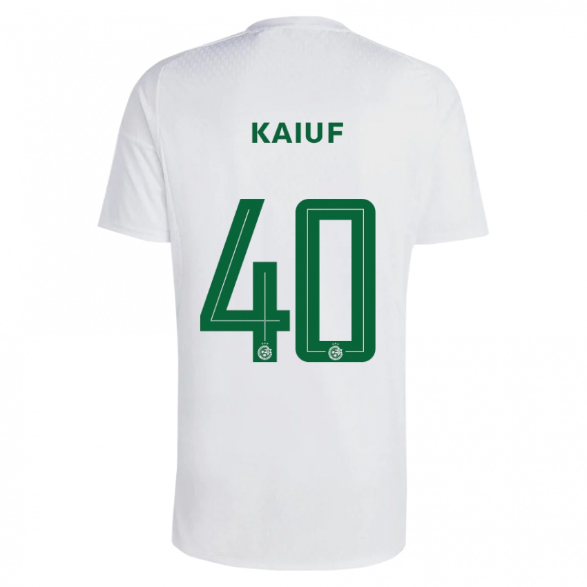 Mann Sharif Kaiuf #40 Grønnblå Bortetrøye Drakt Trøye 2023/24 Skjorter T-Skjorte