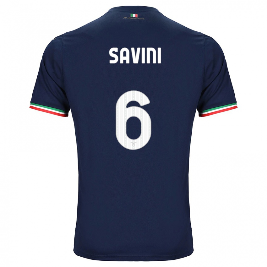 Mann Federica Savini #6 Marinen Bortetrøye Drakt Trøye 2023/24 Skjorter T-Skjorte