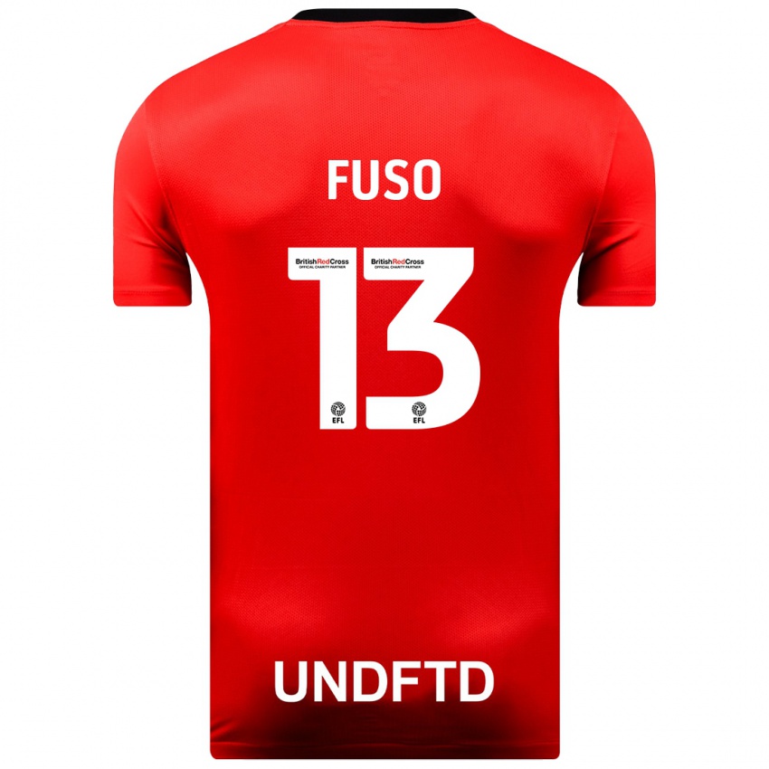 Mann Ivana Fuso #13 Rød Bortetrøye Drakt Trøye 2023/24 Skjorter T-Skjorte