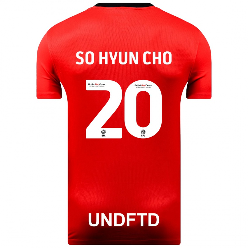 Mann Cho So-Hyun #20 Rød Bortetrøye Drakt Trøye 2023/24 Skjorter T-Skjorte