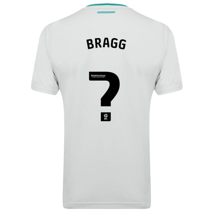 Mann Cameron Bragg #0 Hvit Bortetrøye Drakt Trøye 2023/24 Skjorter T-Skjorte