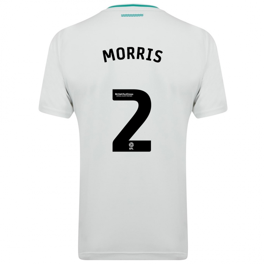 Mann Ella Morris #2 Hvit Bortetrøye Drakt Trøye 2023/24 Skjorter T-Skjorte