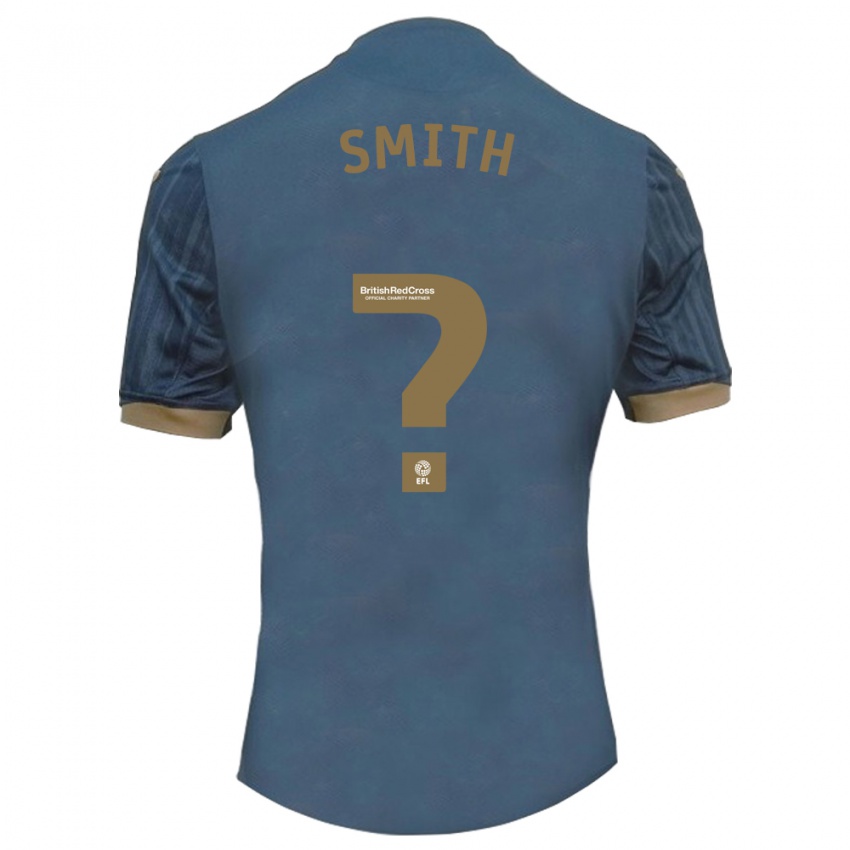 Mann Liam Smith #0 Mørk Blågrønn Bortetrøye Drakt Trøye 2023/24 Skjorter T-Skjorte
