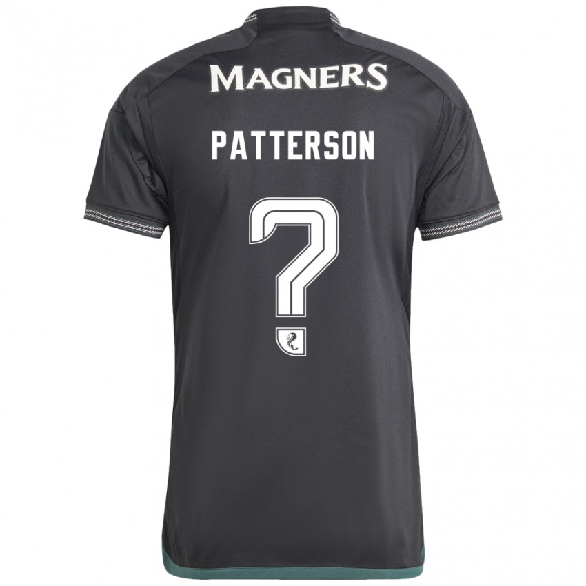 Mann Cameron Patterson #0 Svart Bortetrøye Drakt Trøye 2023/24 Skjorter T-Skjorte