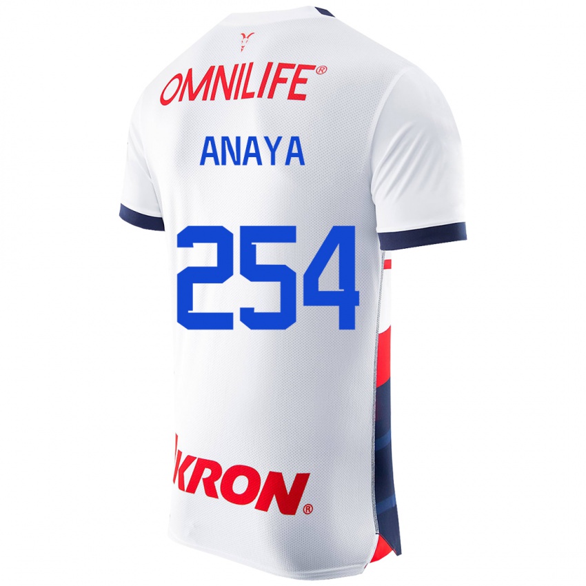Mann Mario Anaya #254 Hvit Bortetrøye Drakt Trøye 2023/24 Skjorter T-Skjorte