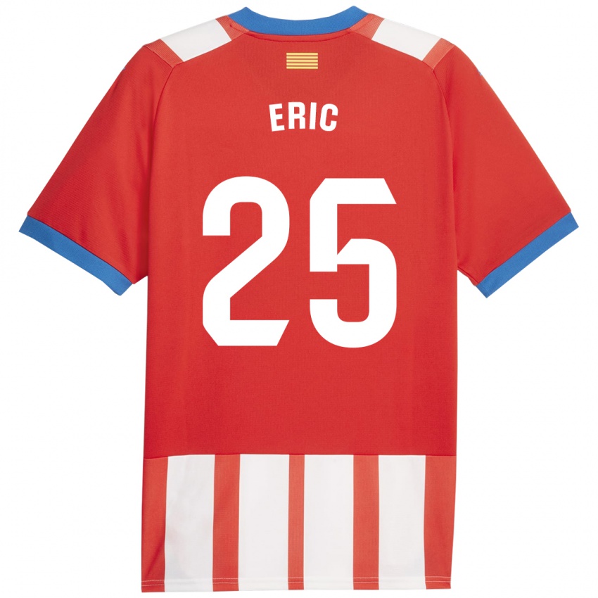 Dame Eric Garcia #25 Rød Hvit Hjemmetrøye Drakt Trøye 2023/24 Skjorter T-Skjorte