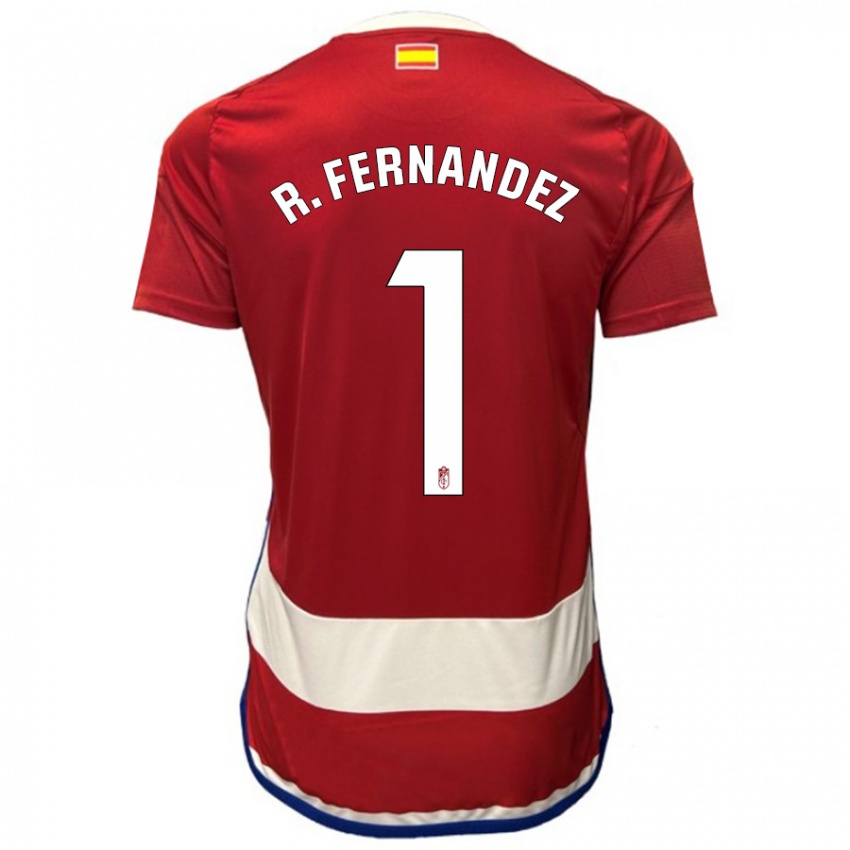 Dame Raúl Fernández #1 Rød Hjemmetrøye Drakt Trøye 2023/24 Skjorter T-Skjorte