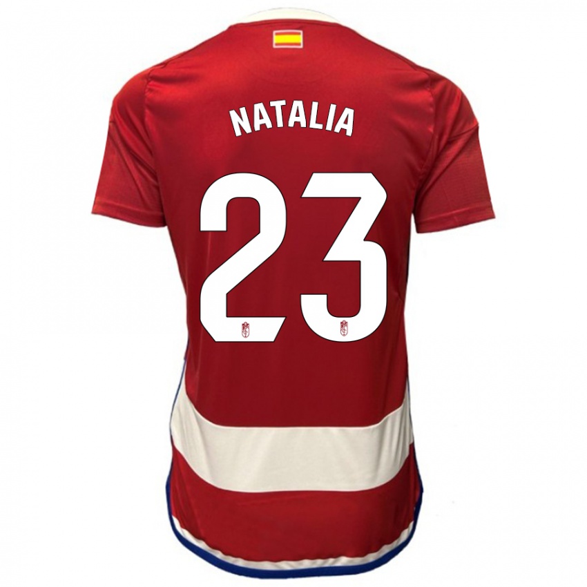 Dame Natalia #23 Rød Hjemmetrøye Drakt Trøye 2023/24 Skjorter T-Skjorte