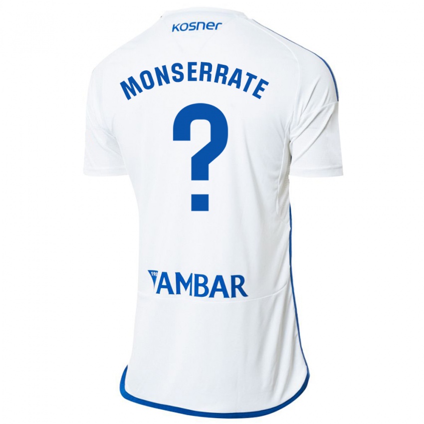Dame Jano Monserrate #0 Hvit Hjemmetrøye Drakt Trøye 2023/24 Skjorter T-Skjorte