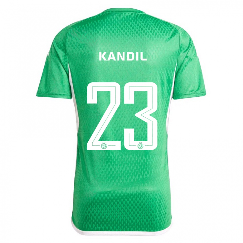 Dame Maor Kandil #23 Hvit Blå Hjemmetrøye Drakt Trøye 2023/24 Skjorter T-Skjorte