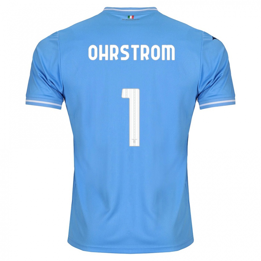 Dame Stephanie Ohrstrom #1 Blå Hjemmetrøye Drakt Trøye 2023/24 Skjorter T-Skjorte