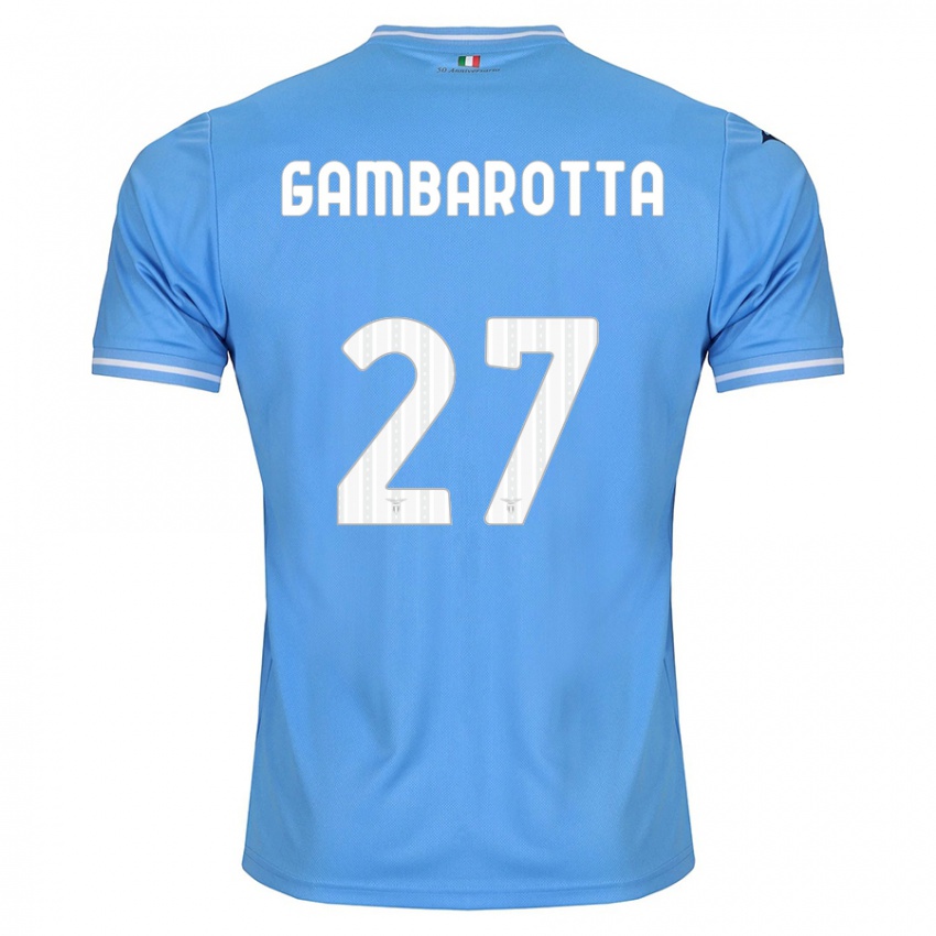 Dame Margot Gambarotta #27 Blå Hjemmetrøye Drakt Trøye 2023/24 Skjorter T-Skjorte