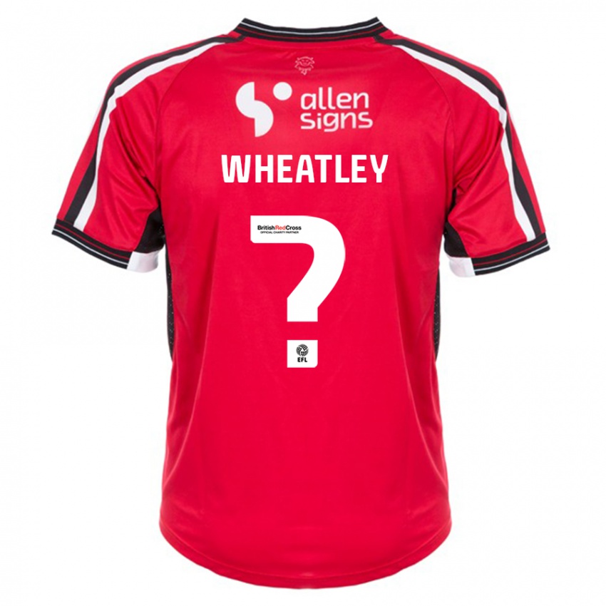Dame Kyrell Wheatley #0 Rød Hjemmetrøye Drakt Trøye 2023/24 Skjorter T-Skjorte