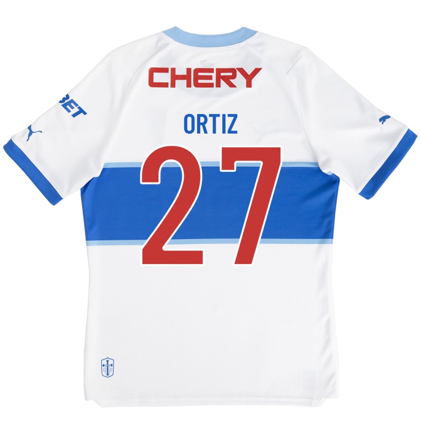 Dame Jorge Ortiz #27 Hvit Hjemmetrøye Drakt Trøye 2023/24 Skjorter T-Skjorte